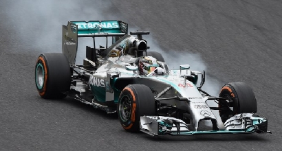 L'errore di Hamilton Suzuka, Foto AFP L'errore di Hamilton Suzuka, Foto AFP