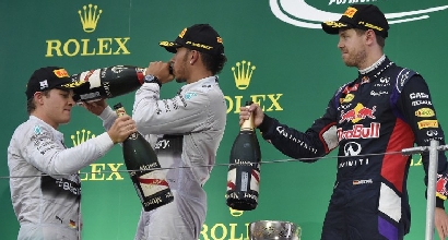Rosberg Hamilton Vettel AFP, Foto AFP Rosberg Hamilton Vettel AFP, Foto AFP