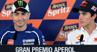 Lorenzo e Marquez foto Ansa, Foto Ansa Lorenzo e Marquez foto Ansa, Foto Ansa