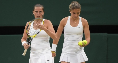 Roberta Vinci e Sara Errani, Foto Ansa Roberta Vinci e Sara Errani, Foto Ansa