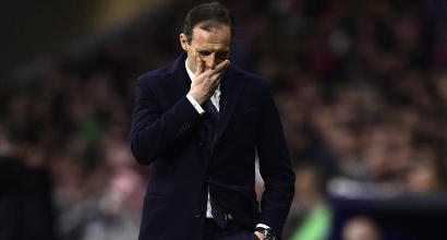 Juve, Allegri: "Abbiamo sbagliato il secondo tempo ma non siamo ancora morti"