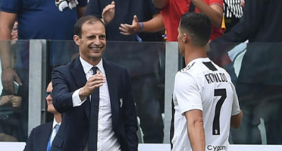 Allegri: "CR7 era avvelenato alla ricerca del gol. L'unico a non cercare colpi di tacco"