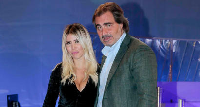Wanda Nara con Pierluigi Pardo