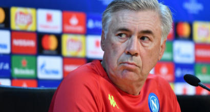 Ancelotti: "Razzismo? Rispettare regola dell'interruzione. Allan out col Sassuolo, ma il mercato non c'entra"