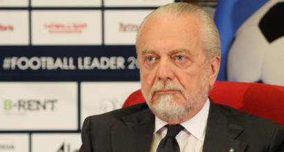 Napoli, De Laurentiis: "CR7? A calcio si gioca in 11"