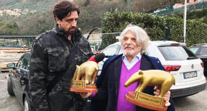 Sampdoria, Tapiro d'oro a Ferrero: "Hanno voluto fare un po' di clamore, è Natale..."