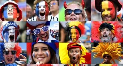 Mondiali 2018 tifoso di giornata due ore e mezzo di Francia-Belgio