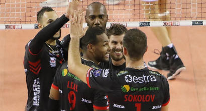 Volley, tutto facile per la Lube: Siena cade 3-1