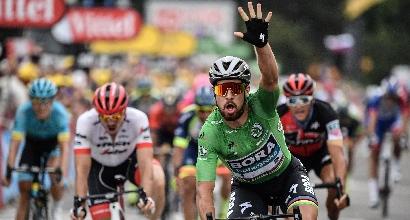 Tour de France, Sagan fa tris: Kristoff battuto allo sprint