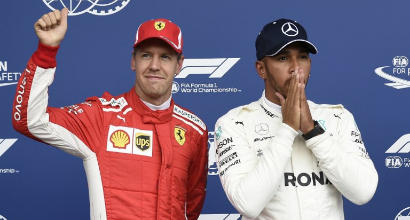 Vettel-Hamilton, AFP