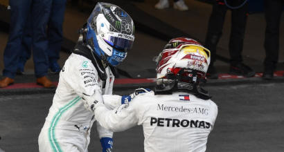 Bottas-Hamilton, AFP