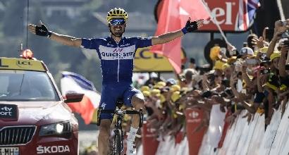 Tour de France, meraviglioso assolo di Alaphilippe sulle Alpi