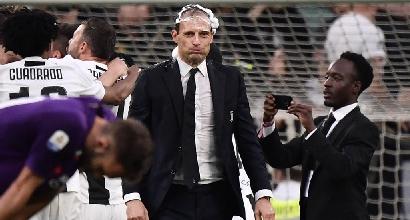 Juve, Allegri: "Stagione straordinaria, peccato per la Champions"