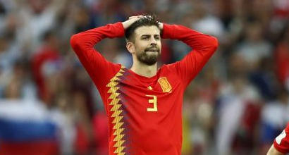 Piquè lascia la Nazionale spagnola