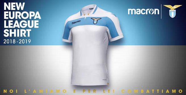 Lazio, maglia Europa League ispirata al Centenario