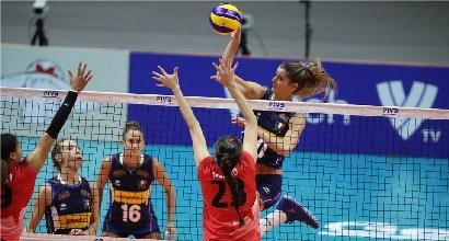 Volley, Mondiali femminili:&#160;l'Italia fa il bis, Canada ko 3-0