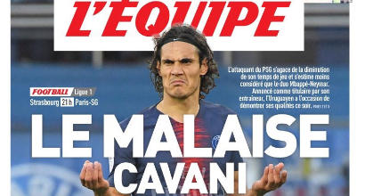 Il "malessere" di Cavani fa contento de Laurentiis