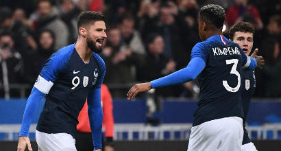 La Francia esulta con Giroud: niente vendetta per l'Uruguay