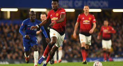 FA Cup, ottavi: Herrera e Pogba stendono Sarri, lo United passa 2-0 a Stamford Bridge