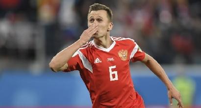 Mondiali: la Russia travolge l'Egitto e ipoteca gli ottavi
