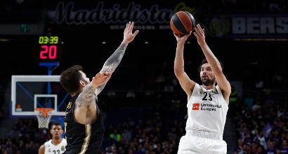 Eurolega: Milano bella a metà a Madrid, il Real vince 92-89