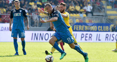 Serie A, Frosinone-Empoli 3-3: pari-spettacolo che scontenta tutti