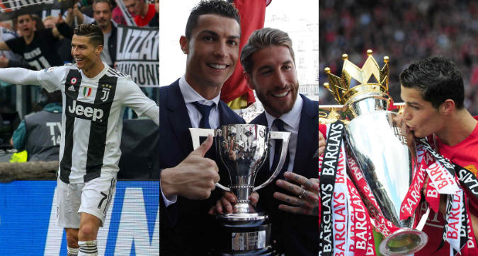 Il nuovo record di CR7: Serie A, Liga e Premier