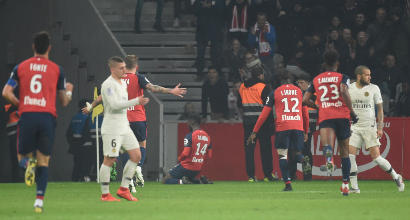 Ligue 1: Psg umiliato a Lille, 5-1 e vittoria del campionato rimandata