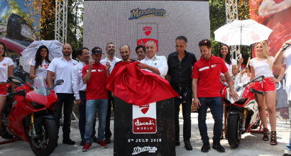 A Mirabilandia nasce Ducati World: posata la prima pietra del cantiere
