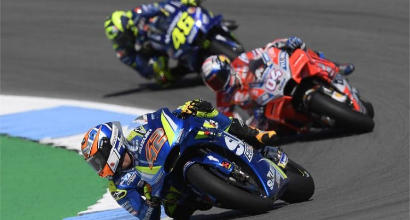 GP Olanda, Dovizioso: "Mi dispiace per Rossi, ma chi è all'interno decide la staccata..."