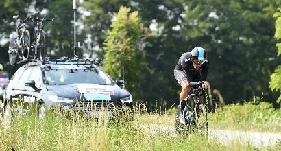 Ciclismo, Moscon si conferma campione italiano a cronometro