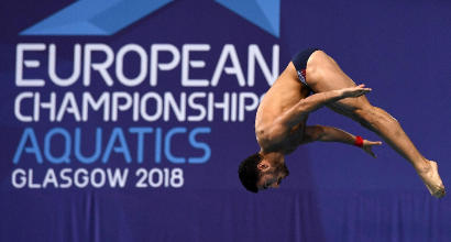 Tuffi, Europei di Glasgow: Tocci d'argento nel trampolino da un metro