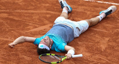 Tennis, il day-after di Cecchinato: "Non ho dormito". Messaggi da Djokovic e Buffon