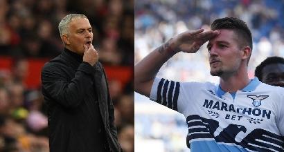 Milinkovic-Savic spiato da Mourinho: "Sono della Lazio, ma fa piacere"