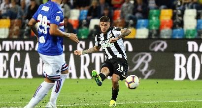 Serie A, Udinese-Sampdoria 1-0: decide De Paul, debutto amaro per i blucerchiati