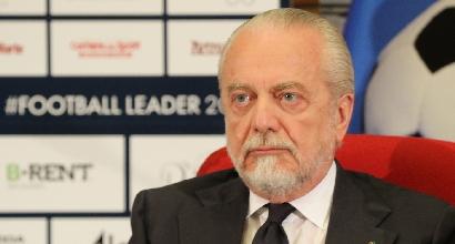 Napoli, De Laurentiis da Belgrado: "Sono più sereno con Ancelotti"