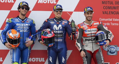 Vinales-Rins-Dovizioso, AFP