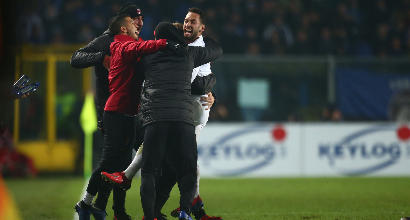 Milan, Gattuso: "Grandissima partita, fortunati a segnare prima dell'intervallo"