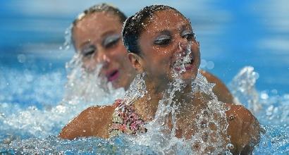 Nuoto: argento e bronzo nel sincro