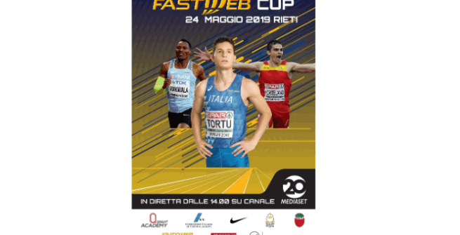 Atletica, la Fastweb Cup a Rieti su Canale 20 e Sportmediaset.it