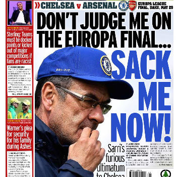 Sarri e l'ultimatum al Chelsea: "Licenziatemi ora". La Juve è alla finestra