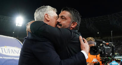 Ancelotti e Gattuso (LaPresse)
