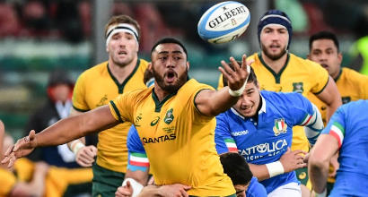 Rugby: Italia generosa ma imprecisa, l'Australia vince 26-7