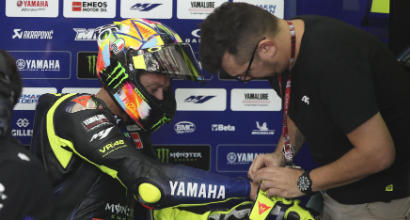 MotoGP, la gomma tradisce Rossi: "Non ho fatto il tempo... era del '96"