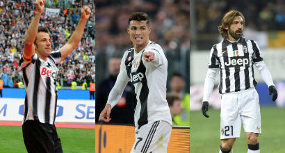 La Top11 degli otto scudetti Juve: solo CR7 batte Del Piero. E il centrocampo di Berlino...