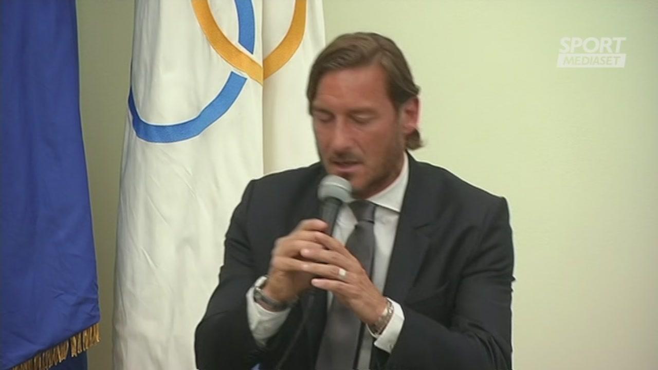 Totti: "Conte ci aveva dato il suo ok"
