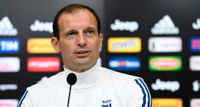Juve-Atalanta, Allegri in conferenza: "Il Napoli non mollerà, quota 100 punti"