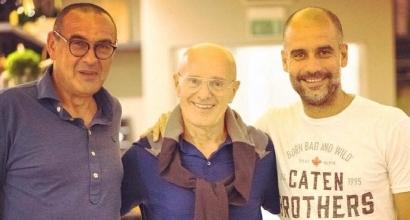 Sacchi, Guardiola e Sarri: un pranzo di... tattica