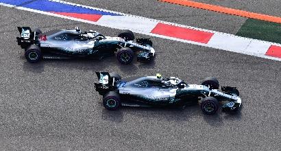 F1, Wolff sacrifica Bottas: ordine di scuderia plateale
