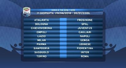 Ecco la Serie A 2018-'19: Chievo-Juve sarà la "prima" di Ronaldo